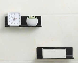 OEM Juego De 2 Estantes Flotantes De Pared, Ampl&iacute;e F&aacute;cilmente El Espacio De La Pared, Estante Peque&ntilde;o De Acr&iacute;lico, Sala De Estar, 22,9 9,4 6,1 Cm