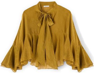Motivi Mujer, Blusas y Camisas, Amarillo, Talla: S