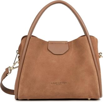 Lancaster Kleine Handtas Su&egrave;de Ida - Dames - Handtassen - Bruin - ONE Size - Su&egrave;de - Tassen