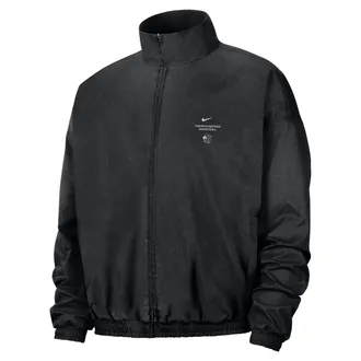Nike Mens Toronto Raptors Standard Issue Dri-FIT Basketball Woven Jacket in Black | II5993-010