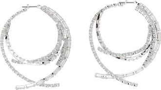 Swarovski Orecchini a cerchio Matrix - Argento