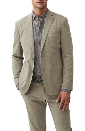 Rodd & Gunn Fairton Sports Fit Stretch Cotton & Lyocell Sport Coat in Sage at Nordstrom, Size X-Large