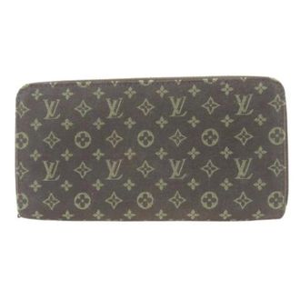 Louis Vuitton Pre-owned Wallets, female, Brown, Size: ONE SIZE Pre-owned Linen Wallet