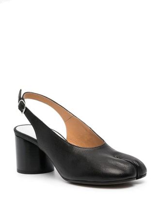 Maison Margiela Hohe Schuhe - Tabi Toe Slingback Shoes - Gr. 37,5 (EU) - in Schwarz - f&uuml;r Damen