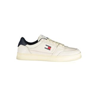 Tommy Hilfiger Witte Leren Sneakers voor Mannen