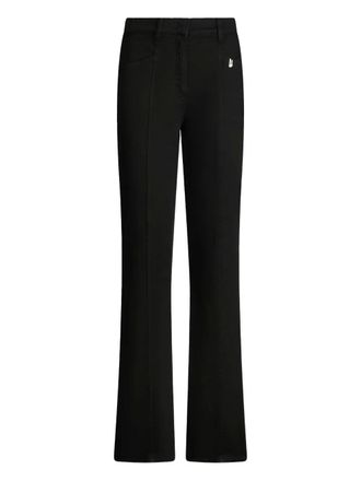 Liu Jo Flared cotton trousers - Black