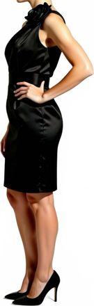 Nue By Shani Shapewear Bow Dress In Black