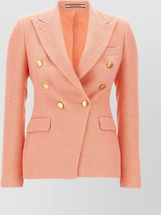 Tagliatore lapel blazer gold buttons