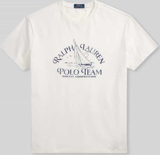 Polo Ralph Lauren Regular Fit T-Shirt aus reiner Baumwolle in Weiss, Gr&ouml;&szlig;e XXL