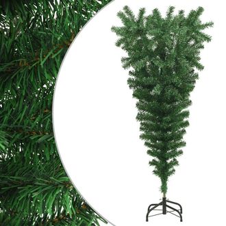 vidaXL &Aacute;rbol De Navidad Artificial Invertido Con Soporte Verde 150 Cm Vidaxl