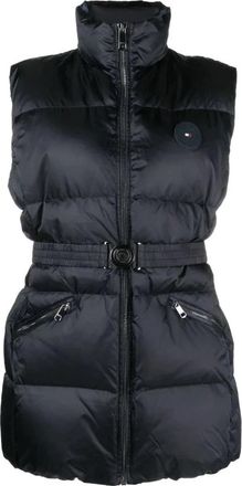 Tommy Hilfiger Blauwe Twee-Tinten Puffer Vest - Dames - Bodywarmers - Blauw - XS - Nylon - Jassen