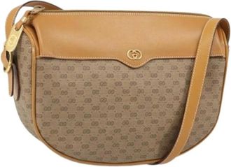 Gucci Pre-owned Cross Body Bags, female, Beige, Size: ONE SIZE Pre-owned Plastic Cross Body Bag