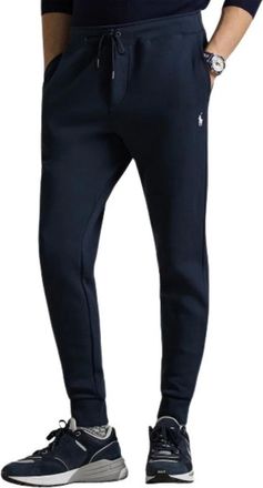 Ralph Lauren Pantalones Jogger de Punto Doble - Trousers - Hombre - Azul - XL