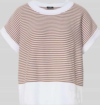 Joop T-Shirt aus reiner Baumwolle in Strick-Optik Modell Kipe in Hazel, Gr&ouml;&szlig;e 34