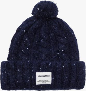 Jack & Jones Mens Jack & Jones LEVIS Mens Beanie Navy Blazer - Blue - Size: ONE-SIZE