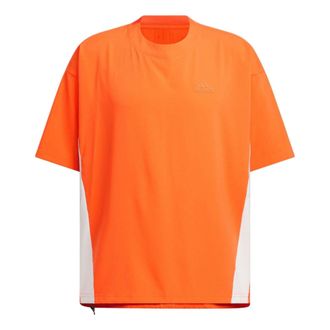 adidas Future Style T-Shirt Asia Sizing Orange White JI9907