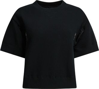 sacai T-Shirt mit Rundhalsausschnitt