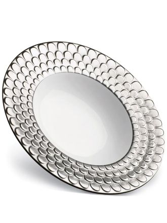 L'OBJET Aegean serving bowl (37cm) - unisex - Platinum/Porcelain - One Size - White