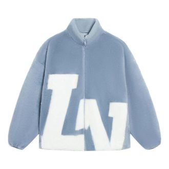 Li-Ning Big Logo Polar Fleece Jacket Sky Blue AFDSD61-4