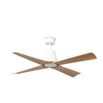 Faro Barcelona Ventilador con luz abs arce 127x127x39 cm