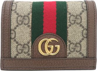 Gucci Beige Gg Supreme Wallet (Bi-Fold) (Pre-Owned)