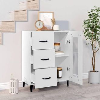 Berkfield Home Sideboard White 69.5x34x90 cm Engineered Wood
