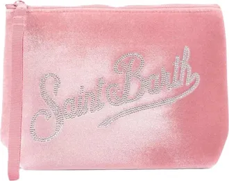 MC2 Saint Barth Aline Velvet Strass - Bags - unisex - Rosa - ONE SIZE