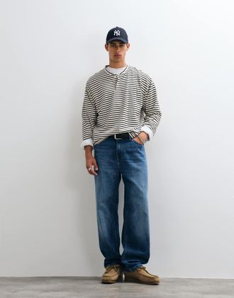 Carhartt Work in Progress Aaron jeans regular fit affusolati blu lavaggio scuro