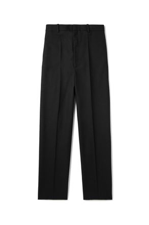 Jil Sander Straight-Leg Grain de Poudre Wool Trousers