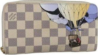 Louis Vuitton Pre-owned Wallets, female, White, Size: ONE SIZE Pre-owned Canvas Wallet