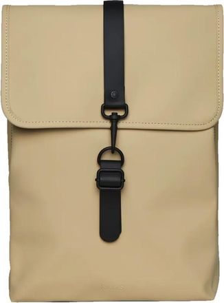 Rains Waterdichte Rugzak met Laptopvak - Dames - Rugzakken - Beige - ONE Size - Polyester - Tassen