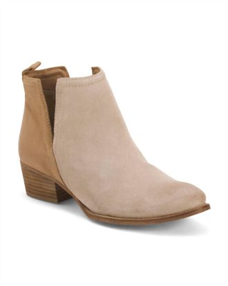 Diba Womens Stop By Ankle Booties In Sand