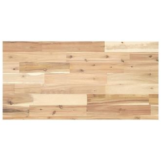 Berkfield Home Floating Shelf 60x40x4 cm Untreated Solid Wood Acacia in Brown | Size: 60 x 40 x 4 cm