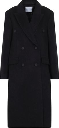 STUDIO NICHOLSON Cappotto doppiopetto oversize Aber - - Coats - Donna - Nero - S