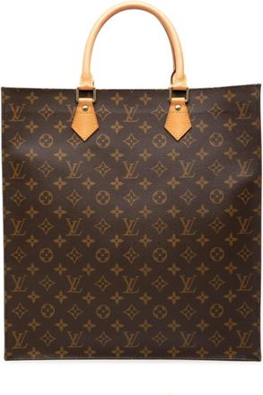 Louis Vuitton Monogram Brown Pvc Leather Handbag Tote Bag (Pre-Owned)