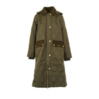 Barbour Dames, Mantels, Groen, Maat: L Leer