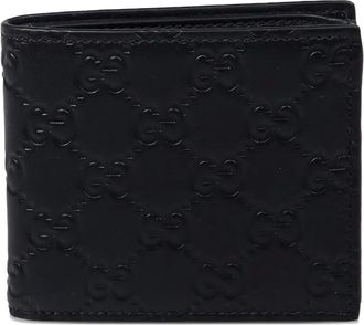 Gucci Portemonnee met GG-patroon - Zwart