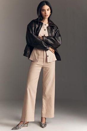 Maeve The Colette Full-Length Wide-Leg Pants by Maeve