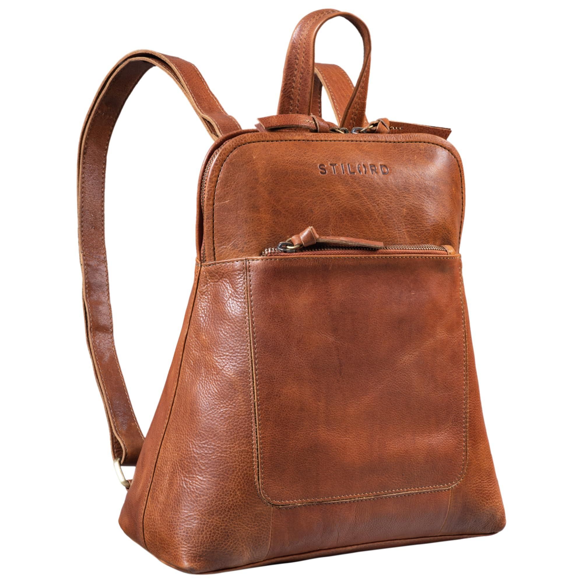 Stilord Echt Leder Damen Rucksack Echt Leder Rucksack Frauen Leder
