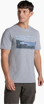 Craghoppers Mens Craghoppers Mens National Trust Sabden Marl T-Shirt - Grey - Size: 38
