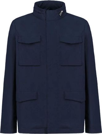 People of Shibuya Jassen, Heren, Blauw, 2Xl, Katoen, Garment-dyed Katoenen Jas