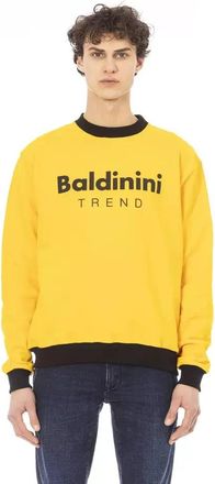 Baldinini yellow Cotton Men Mens Sweater