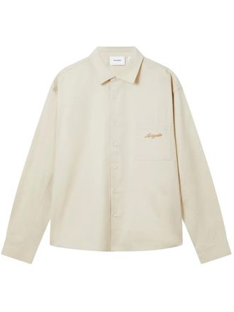 Axel Arigato Ray shirt - men - Cotton - L - Neutrals