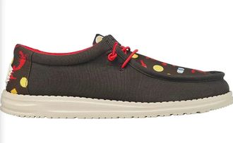 Hey Dude Mens Hey Dude Wally Crawfish 42227-90H Brown Slip-On Casual Shoes NIN343