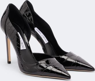 Jimmy Choo London Salones Brigitte de piel grabada