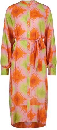 Circle Of Trust Zola Overhemdjurk - Dames - Shirt Kleedjes - Roze - S - Kleedjes