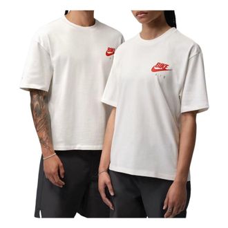 Nike Jordan x Nigel Sylvester Bike Air T-Shirt White Red IQ8148-133