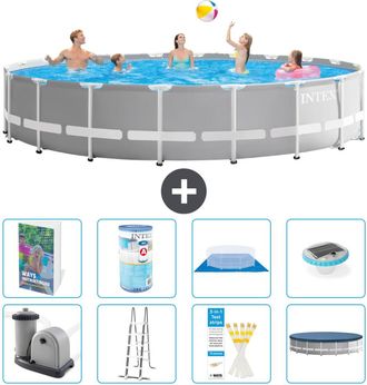 Intex Piscina Prism Frame Redonda - 610x132 Cm - 9-piezas S622