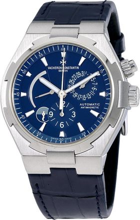 Vacheron Constantin Pre-owned Vacheron Constantin Overseas Dark Blue Dial Mens Watch 47450/000A-9039