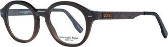 Ermenegildo Zegna Brown Men Optical Mens Frames